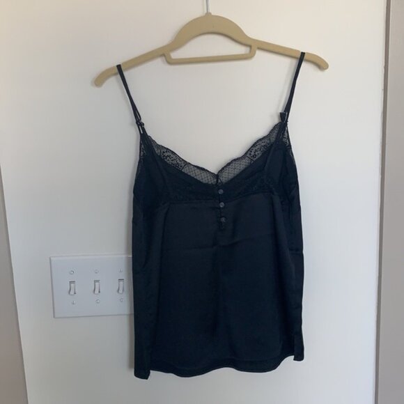 Abercrombie & Fitch Black Lace Trim Cami - Picture 3 of 5